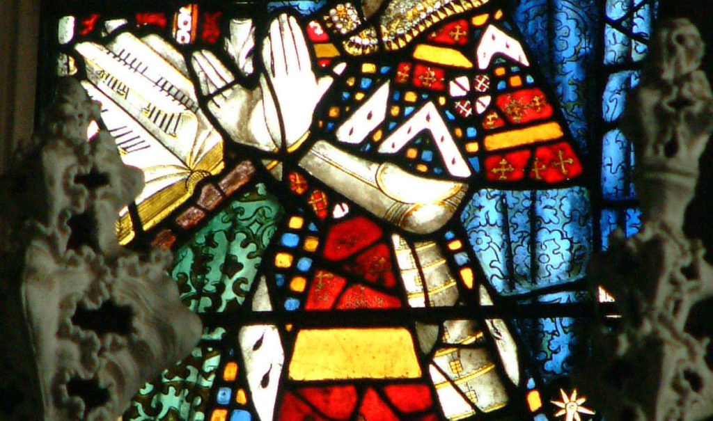 Stained glass at St Mary's church