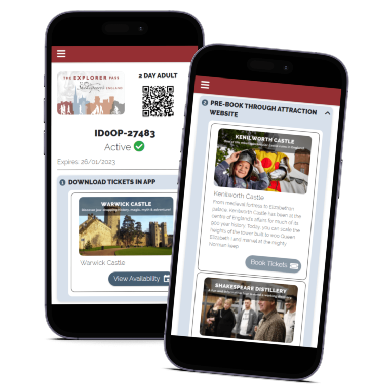 The Explorer Pass by Shakespeare's England booking app