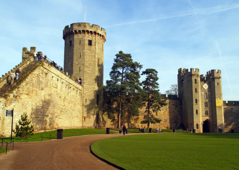 Warwick Castle ramparts, Warwickshire