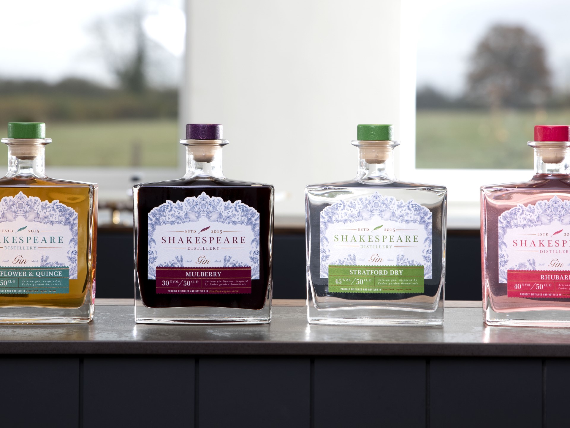 Shakespeare Distillery Gin Range
