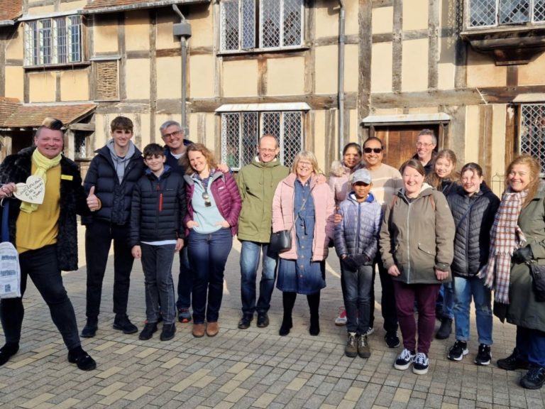 Tour group on the Stratford Town Walk
