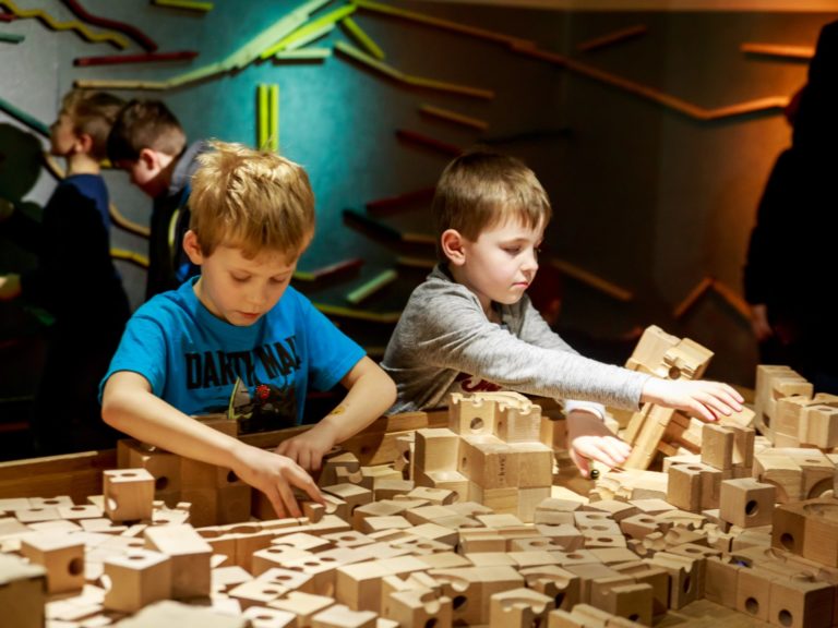 Two boys at The MAD Museum